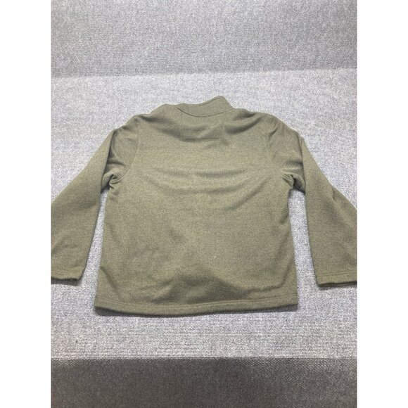 G.H. Bass 1/4 Zip Fleece Pullover Men’s Size XXL Green Long Sleeve - Picture 7 of 8